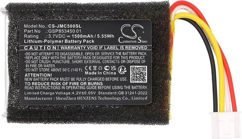 Battery for JBL Clip 5 PN:JBL GSP853450 01 1500mAh / 5.55Wh in Saudi Arabia