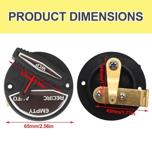 5900006 RK3-BW Valve Handle Valve Switch Actuator, Replacement for Ranger Boats Livewell Control Cable Lever Compatible for Actuator System V3 Series in Saudi Arabia