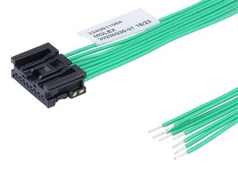 Molex/Waldom, 224051-1084, Mini50 R-S 8ckt 600mm disc Sn (20 Item/s) in Saudi Arabia