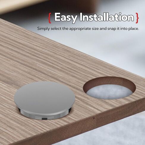 260 قطعة من فتحات المقابس البلاستيكية، أغطية تزيين فتحات الخزانة، سدادات بلاستيكية رمادية لفتحات الأثاث الدائرية 8 مقاسات 1/4 بوصة 5/16 بوصة 3/8 بوصة 1/2 بوصة 5/8 بوصة 3/4 بوصة 7/8 بوصة 1 بوصة in Kuwait