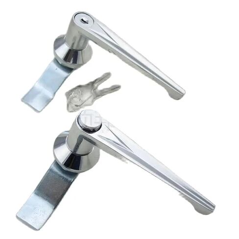 Equipment Door Handle Switch Cabinet Box Locks Control Box Door Lock Chrome-Plated Mechanical Furniture Handware 1Pcs(301-2A) in Saudi Arabia