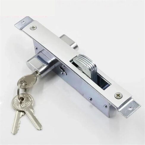 Sliding Door Lock with 3 Keys for Bedroom Bathroom Accessory Home Hardware Rarelock 1Pcs(HJ21-1) in Saudi Arabia