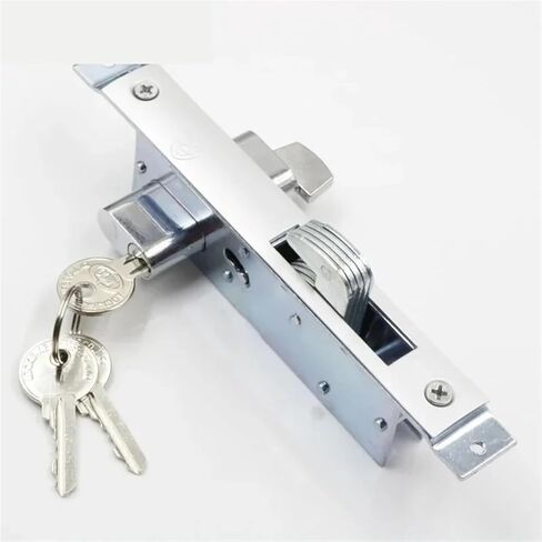 Sliding Door Lock with 3 Keys for Bedroom Bathroom Accessory Home Hardware Rarelock 1Pcs(HJ21-1) in Saudi Arabia