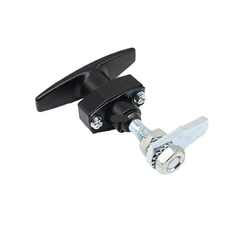 Equipment Telescopic Door Locks Black T Shape Handle Lock Telescopic Switch Industrial Cabinet Lock MS309-2 1Pcs in Saudi Arabia
