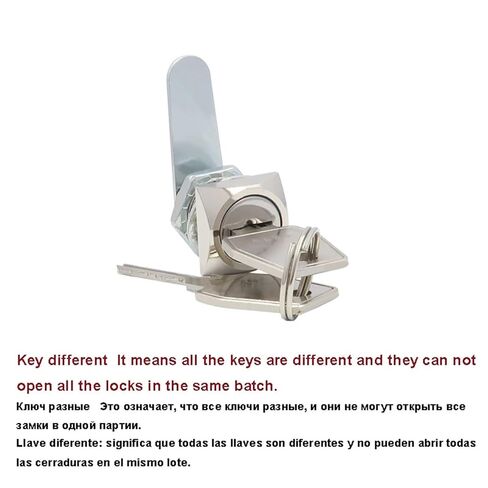 Square Cabinet Cam Lock Key Differnt 20mm for School Locker Office File Cabinet Mailbox Lock Replacement Rarelock MA128 1Pcs in Saudi Arabia