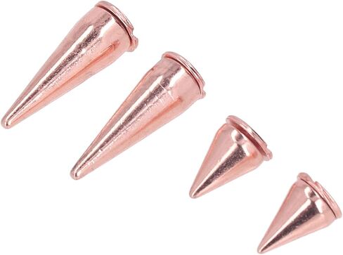 Generic Punk Cone Spikes Studs, Hand Polished Glossy Metal Plated Copper Rivets with Clear Thread for DIY Clothing Bags Belts Jackets Accessories in Saudi Arabia