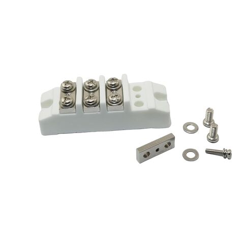 Four Position Ceramic High Current Terminal Block 83x26x26mm Electrical Equipment Connectors High Temperature Ceramic Connectors for Household Appliances Barbecue Equipment Electric Grill in Saudi Arabia