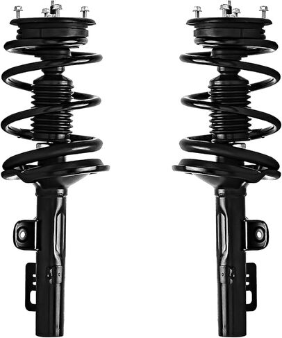 Detroit Axle - 4WD Front Struts for 2014 Ford F-150 Pair Complete Struts w/Coil Spring Assembly Replacement FX4, King Ranch, Lariat, Limited, Platinum, STX, XL, XLT in Kuwait