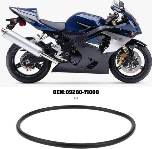 5Pcs Starter Gear Cover O-Ring 09280-71008 Compatible with Suzuki DRZ400 GSXR600/750 72.3x67x2.65mm in Saudi Arabia