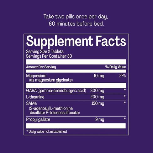 دعم النوم اليومي للسيدات من أجل الراحة أثناء النوم - Bonafide Noctera - خالي من الميلاتونين - لاضطرابات النوم الهرمونية - كمية تكفي لمدة شهر (60 قرصًا) in Kuwait