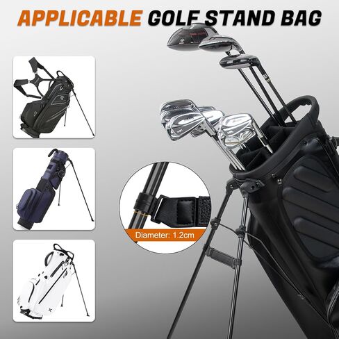 Golf Bag Accessories Golf Bag Leg Tether Strap Golf Stand Bag, Stabilized Golf Club Bag Holder,Golf Equipment Golf Bag Holder Does Not Slip in Saudi Arabia
