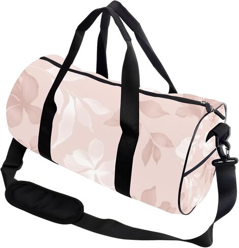 Elegant Blue Leaves Packable Gym Bag For Men Oxford Tote Bags Adjustable Shoulder Strap, Convertible Carry Backpack Cute Weekender Bag For Dance Basketball Gym Backpack in Saudi Arabia