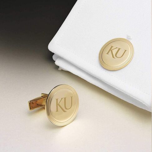 University of Kansas 14K Gold Cufflinks in Saudi Arabia