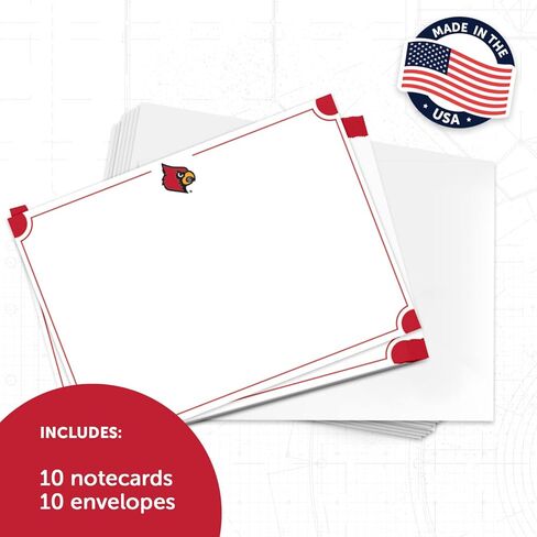 Desert Cactus University of Louisville Notecards 10 Pack Stationery Cardstock Cardinals U of L Cards Includes Envelopes Memo Party Thank You (Notecard 4a) in Saudi Arabia