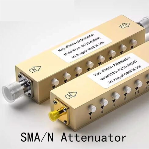 2 واط/5 واط SMA N مخفف إشارة RF ثابتة محورية قابل للتعديل موصل مخفف الطاقة SMA/N نوع 10/30-90DB 0-6G محول (نوع N، 2 واط 0-60dB 4G) in Kuwait