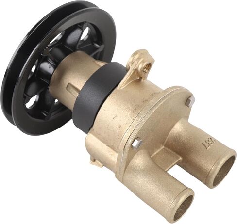 Luocute Rawing Sea Water Impeller Pump 3857794 Fits for HU WT Engines 1995-1999, Rawing Water Sea Pump With 4 1/2 In Diameter Single V Belt Pulley 3857794 Replacement in Saudi Arabia
