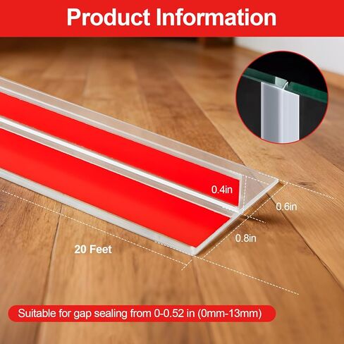 20Ft T-Shaped Silicone Seal Strip Weather Stripping Door Seal for Door Frame, Exterior Door Weather Stripping Door Insulation Strip, Front Door Weather Stripping Door Draft Seal for Energy Saving in Saudi Arabia