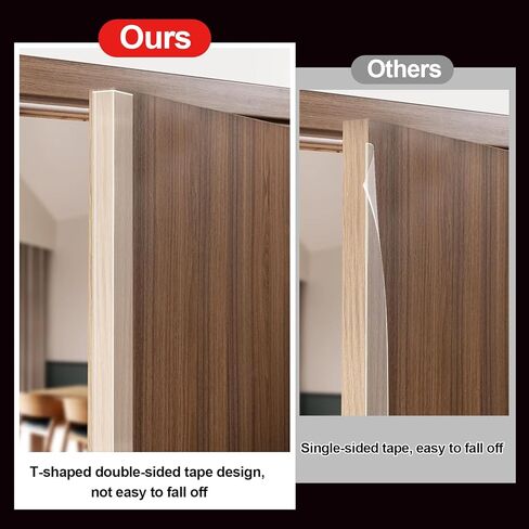 20Ft T-Shaped Silicone Seal Strip Weather Stripping Door Seal for Door Frame, Exterior Door Weather Stripping Door Insulation Strip, Front Door Weather Stripping Door Draft Seal for Energy Saving in Saudi Arabia