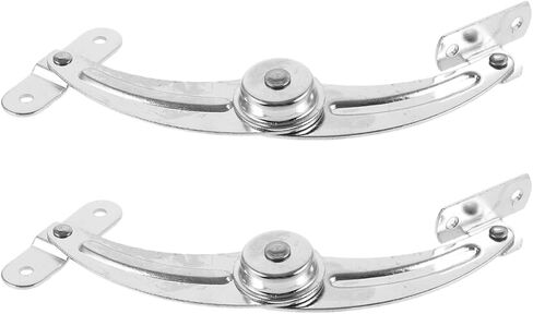 قطعتان من مفصلات إيقاف الأبواب الفولاذية المطلية بالنيكل لخزائن الفتح الأيمن، مفصلات دعم قفل صغيرة لأبواب الخزانات الكهربائية، محددات مصغرة ناعمة الإغلاق للاستخدام الصناعي in Kuwait