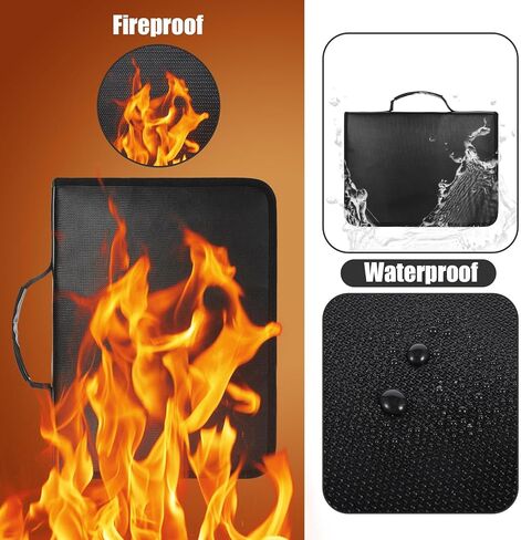Portable Key Organizer with Handle, Fireproof and Waterproof Key Case, Key Holder with 54 Hooks and Tags Portable Key Storage Book for Offices Real Estate Agencies Hotels and Rental Management in Saudi Arabia