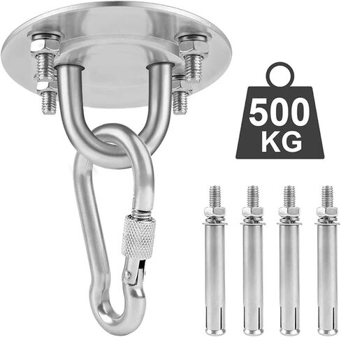 Suspension Bracket Hammock Mount Ceiling Hook Anchor Hanger for Gym Training Aerial Hanging Kit Fixed Hook in Saudi Arabia