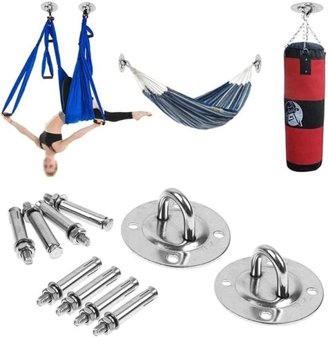 Suspension Bracket Hammock Mount Ceiling Hook Anchor Hanger for Gym Training Aerial Hanging Kit Fixed Hook in Saudi Arabia