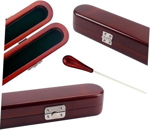 Sosoport Conductor with Storage Box Orchestra Case for Music Directors and Conductors Elegant Brown Finish in Saudi Arabia