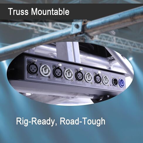 مضخم صوت مقسم Pknight DMX512، 1 في 4 مخرج، مع 4 × مخرجات طاقة تيار متردد بقفل PowerCON، منافذ DMX معزولة بصريًا، موزع DMX لإضاءة مسرح الجمالون/الجدار لـ DJ، والمسرح، والنادي in Kuwait