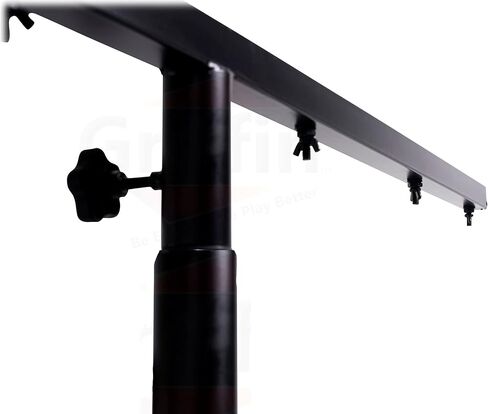 GRIFFIN DJ Light Stands (2-Pack) Stage Lighting Truss System (Hand-CrankUP Plus) – Portable Speaker Tripod Platform Rig – Adjustable Trussing Kit – T Bar Mount for Can Lights – Music Equipment Package in Saudi Arabia