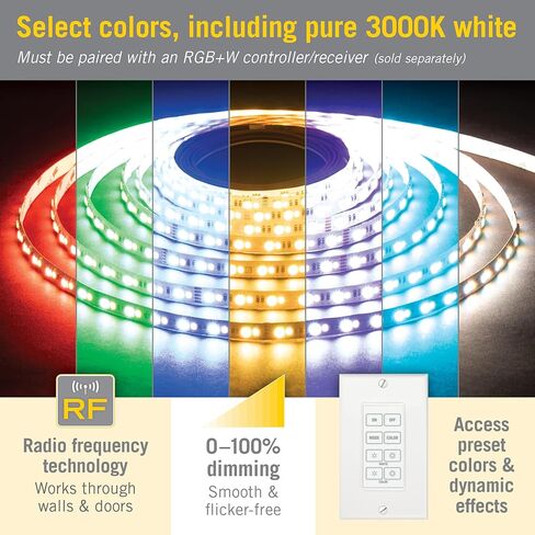 Armacost Lighting Wireless Wall Mount Touchpad for RGB+W LED Dimmers 733220N in Kuwait