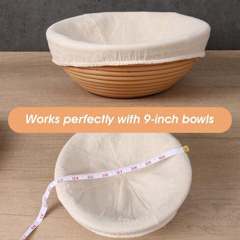 4 Pack Sourdough Bowl Cover Sourdough Jar Cover Organic Reusable Cloth Bowl Covers for Proofing Fits 5"-8.5" Diameter Bowls And Jar Mouth Unbleached Perfect for Fermentation Jars Baking in Saudi Arabia