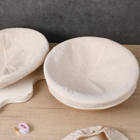 4 Pack Sourdough Bowl Cover Sourdough Jar Cover Organic Reusable Cloth Bowl Covers for Proofing Fits 5"-8.5" Diameter Bowls And Jar Mouth Unbleached Perfect for Fermentation Jars Baking in Saudi Arabia