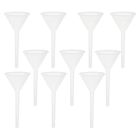 FOMIYES 12pcs Laboratory Plastic Funnels 75mm Pp Triangular Filling Funnels for Scientific Use with Filter – Chemical Transfer Tool Set for Liquid Dispensing and Bottle Filling in Saudi Arabia