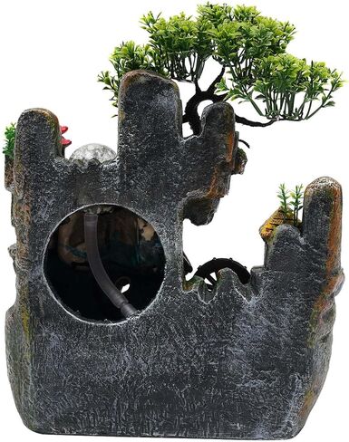 Fountain Rockery Ornaments Fish Tank Decor Modern Desktop Fountain Accessories Tabletop Water Fountain in Saudi Arabia