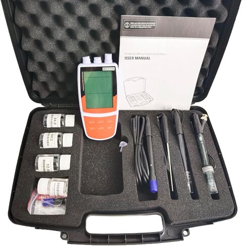 Multi-Parameter Water Quality Analyzer PH/Conductivity/Dissolved Oxygen Tester with Standard Solutions USB Communication Interface Enables Easy Data Transfer to a PC in Saudi Arabia