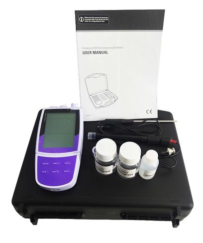 Sodium Ion Meter Portable Sodium Ion Meter Na Ion Concentration Tester with Sodium Standard Solutions 100/1000ppm Range 0.002 to 69000 ppm 2 to 5 Points Calibration 500 Groups Data Storage in Saudi Arabia
