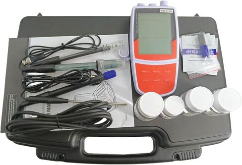 Digital Multiparameter Water Quality Analyzer Conductivity/TDS/Salinity/Resistivity/Dissolved Oxygen Meter with Standard Solutions Automatic Temperature Compensation Function in Saudi Arabia