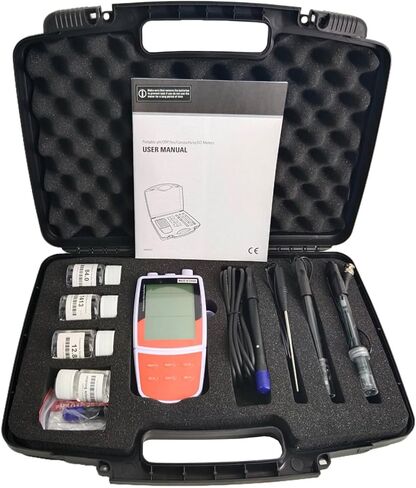 Digital Multiparameter Water Quality Analyzer Conductivity/TDS/Salinity/Resistivity/Dissolved Oxygen Meter with Standard Solutions Automatic Temperature Compensation Function in Saudi Arabia