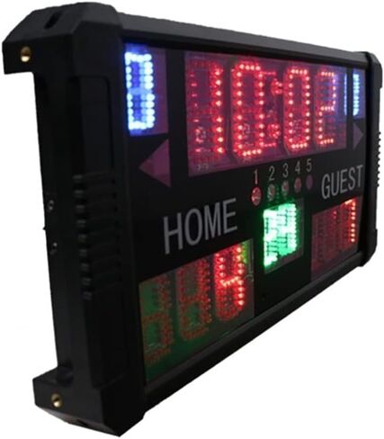 Wireless Remote Control Electronic Scoreboard, LED Basketball Scoreboard with Shooting Clock in Saudi Arabia