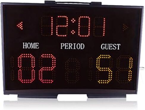 Electronic Basketball Scoreboard with Controller, LED Display for Volleyball Football Games in Saudi Arabia