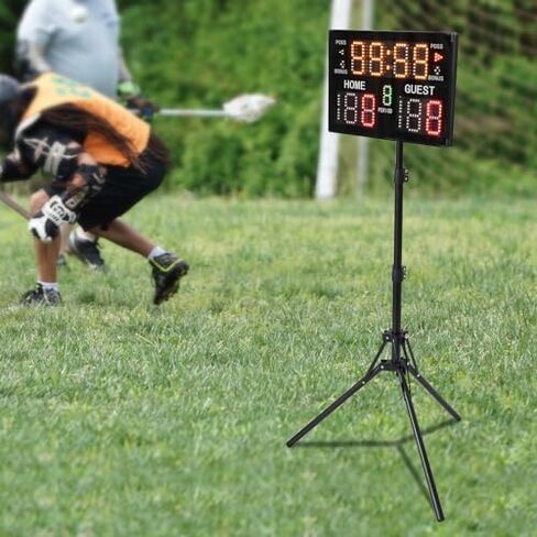 Portable LED Electronic Scoreboard with Remote, Digital Display for Basketball Baseball Tennis Soccer, Includes Tripod and Ti in Saudi Arabia