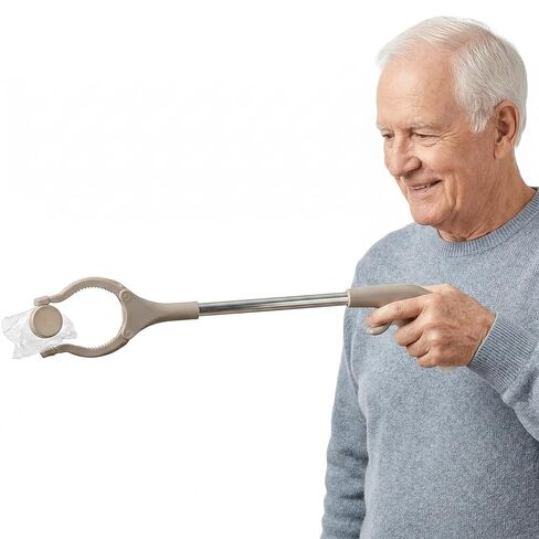أداة Healifty Grabber Reacher لكبار السن: 16. منتقي قمامة ذراع قابل للطي بطول 16.5 سم مع مخلب دوار، عصا خفيفة الوزن لكبار السن، مساعدة على الحركة في المنزل وفي الهواء الطلق in Saudi Arabia