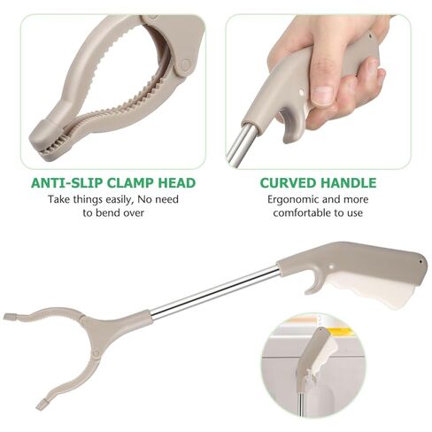 أداة Healifty Grabber Reacher لكبار السن: 16. منتقي قمامة ذراع قابل للطي بطول 16.5 سم مع مخلب دوار، عصا خفيفة الوزن لكبار السن، مساعدة على الحركة في المنزل وفي الهواء الطلق in Saudi Arabia