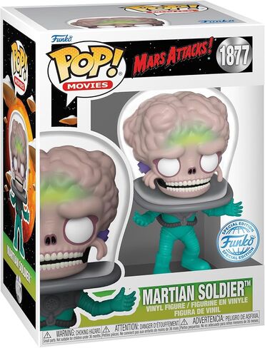 Funko POP! Movies: Mars Attacks - Soldier (Styles May Vary) (Glow) (SPC)' for ASIN 'B0D7MGV3LW in Saudi Arabia