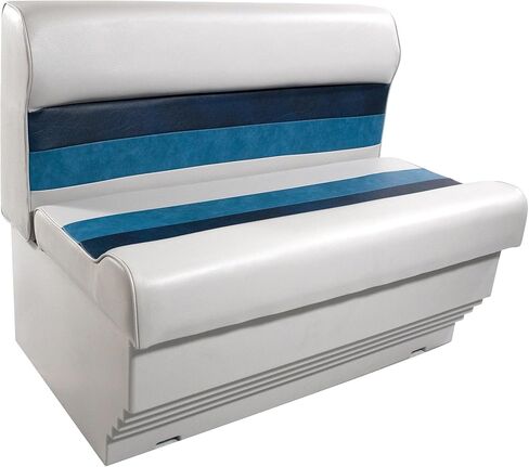 طقم وسائد مقعد بونتون من سلسلة بريميوم 37 بوصة 3001-AADK أبيض/كحلي/أزرق (تباع القاعدة منفصلة 3010-AA) in Kuwait