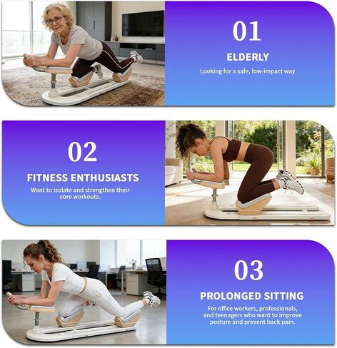 Spine Twist and Stretch Trainer, Detachable Back Stretcher Machine, Adjustable Exercise Equipment for Lower Back Pain Relief, Spine Decompression, Leg Stretching & Core Activation in Saudi Arabia