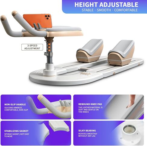 Spine Twist and Stretch Trainer, Detachable Back Stretcher Machine, Adjustable Exercise Equipment for Lower Back Pain Relief, Spine Decompression, Leg Stretching & Core Activation in Saudi Arabia