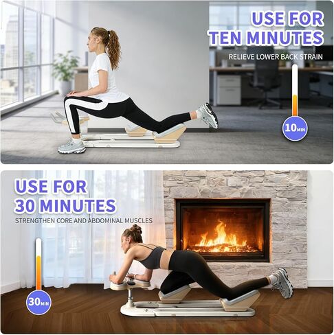 Spine Twist and Stretch Trainer, Detachable Back Stretcher Machine, Adjustable Exercise Equipment for Lower Back Pain Relief, Spine Decompression, Leg Stretching & Core Activation in Saudi Arabia