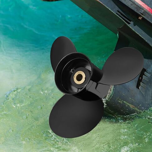 الدعائم الشبابية 14.3 × 21 استبدال OEM #765189 مروحة القارب الخارجية المصنوعة من الألومنيوم لـ BRP، Johnson، Evinrude OMC SternDrive 135-300HP 15 Spline Tooth 14.3dia x 21 Pitch Boat Propeller RH in Kuwait