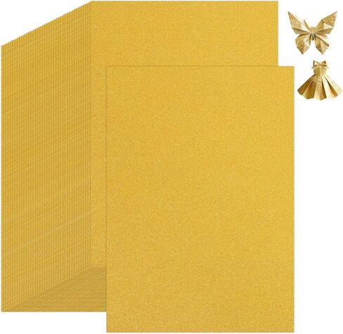 20 لونًا 50 ورقة بطاقة Glitter ، ورق Cardstock ، وبطاقات Cricut Premium Sparkly Cricut ، وورق بريق A5 لحرف الفنون ، وصنع البطاقات ، ومستلزمات سجل القصاصات لمشروع DIY in Kuwait